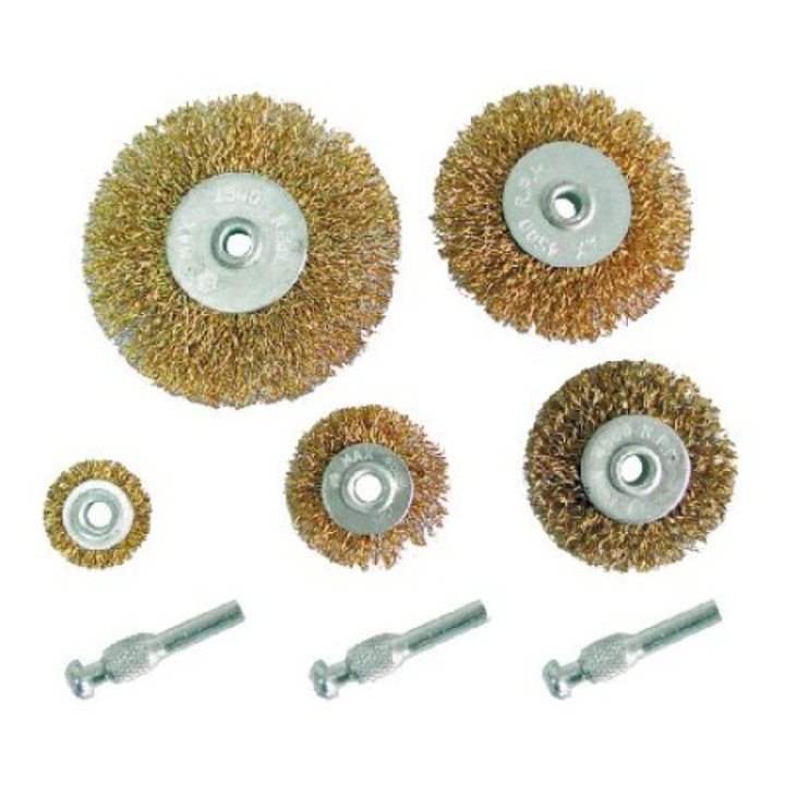 Set Perii Sarma Alama Tip Circular Cu Tije - 8p