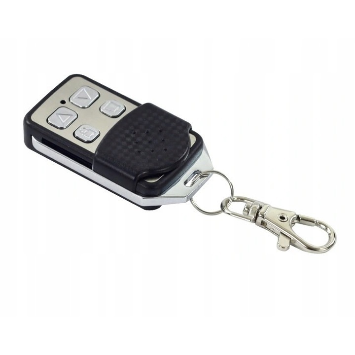 Telecomanda pentru poarta, Force, 433.92 MHz, 4 canale, Pentru Force Drive 760/2000/Best 600, Plastic/Metal, 33x9x60 mm, Negru/Argintiu