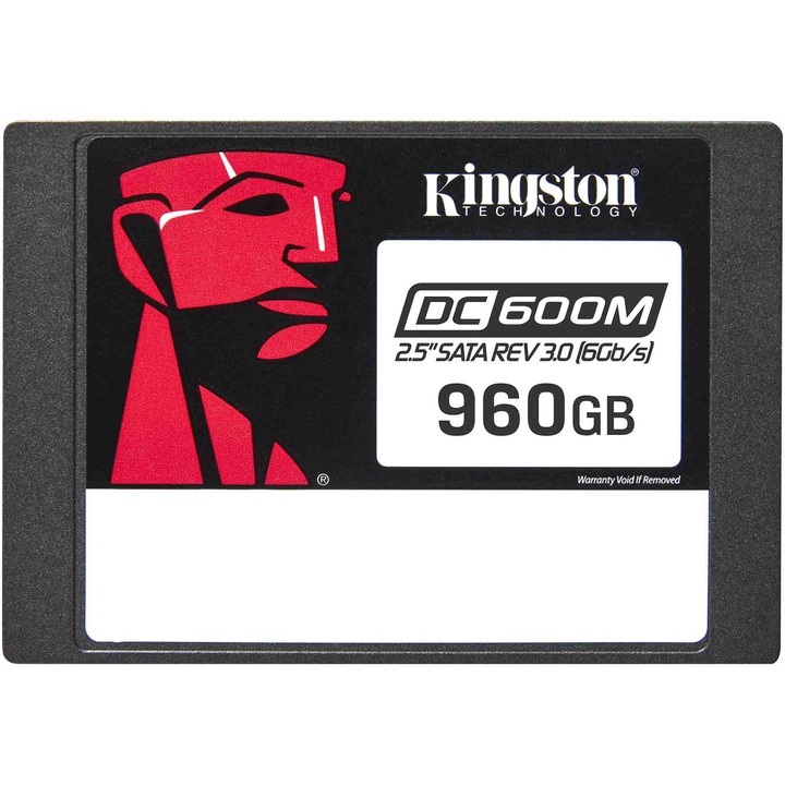 Solid State Drive (SSD) Kingston, DC600M, 960GB, 2.5", SATA III, 6Gbps