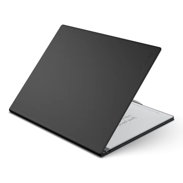 Husa reMarkable Book Folio pentru reMarkable 2, Piele, Negru