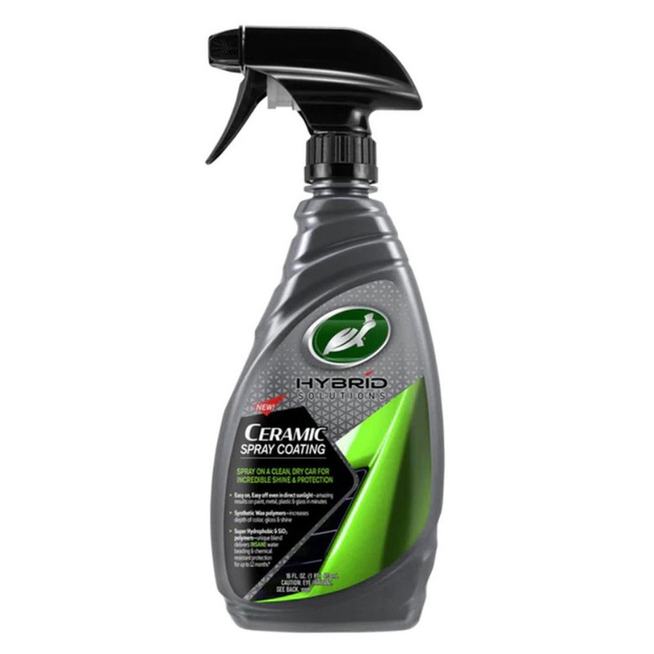 Ceară auto Turtle Wax Hybrid Solutions lichidă ceramica, 500 ml, protecție UV, rezistentă la apă