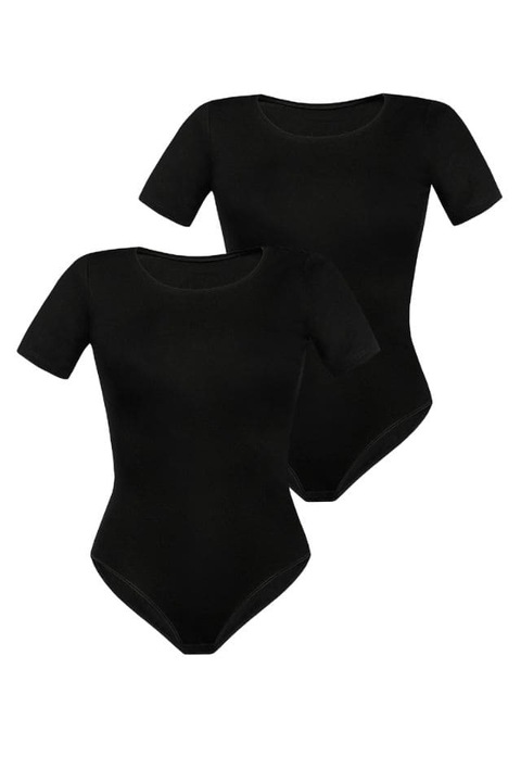 Дамска риза с кръгло деколте Teyli Black S