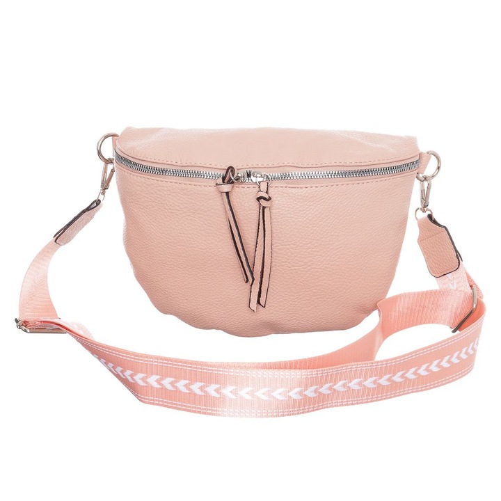 Női táska, Hernan Bag's Collection, púder, műbőr, 26 x 19 x 8 cm