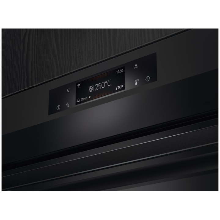 Cuptor incorporabil AEG BSE798380T, 70 l, SousVide, WiFi, SteamPro, Control touch, Grill, Clasa A++, Negru mat