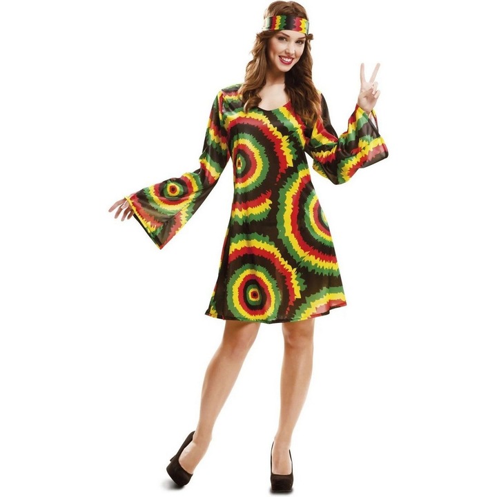 Hippie jelmez az 1960-as évekből, My Other Me, többszínű, M/L