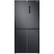 French Door Samsung RF48A400EB4/EO, 488 l, No Frost, Clasa E, Twin Cooling Plus, H 179.3cm, Negru Mat
