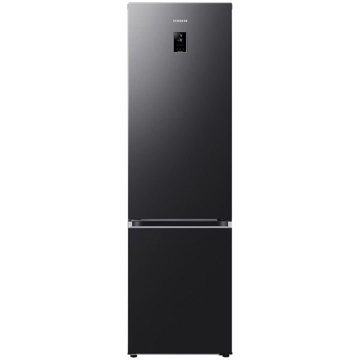 Samsung Bespoke RB38C676CB1/EF hűtőszekrény, 390 l, No Frost, C energiaosztály, All Around Cooling, WiFI & AI Energy, Smart Control, H 203 cm, Sötét Inox