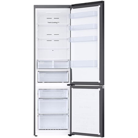 Хладилник Samsung RB38T607BB1/EF, 387 л, No Frost, CXasa B, Twin Cooling Cool Select+, H 203 см, Dark Inox