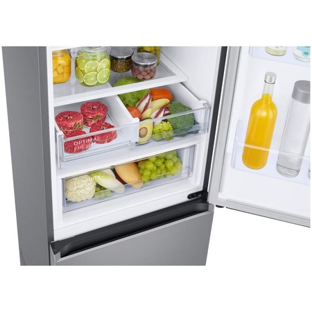 Combina frigorifica Samsung RB38C607AS9/EF, 387 l, No Frost, Clasa A, Twin Cooling Plus, Smart Control, H 203 cm, Inox