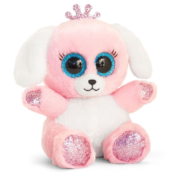 Плюшена играчка, Розов лабрадор, с корона, Keel Toys