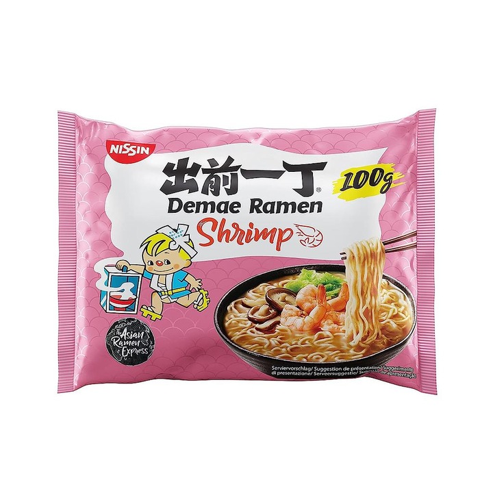 Supa Instant Nissin Ramen Shrimp 100g