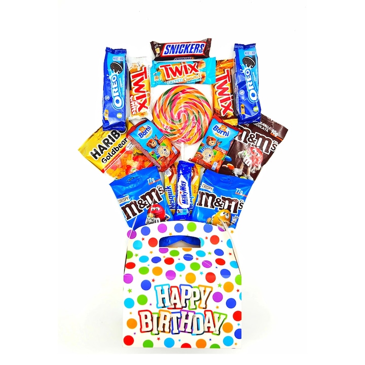 Cutie Cadou Candy Celebration Box cu dulciuri