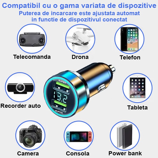 Adattatore da spina Powerlet BMW DIN per moto a 4.2A caricatore a