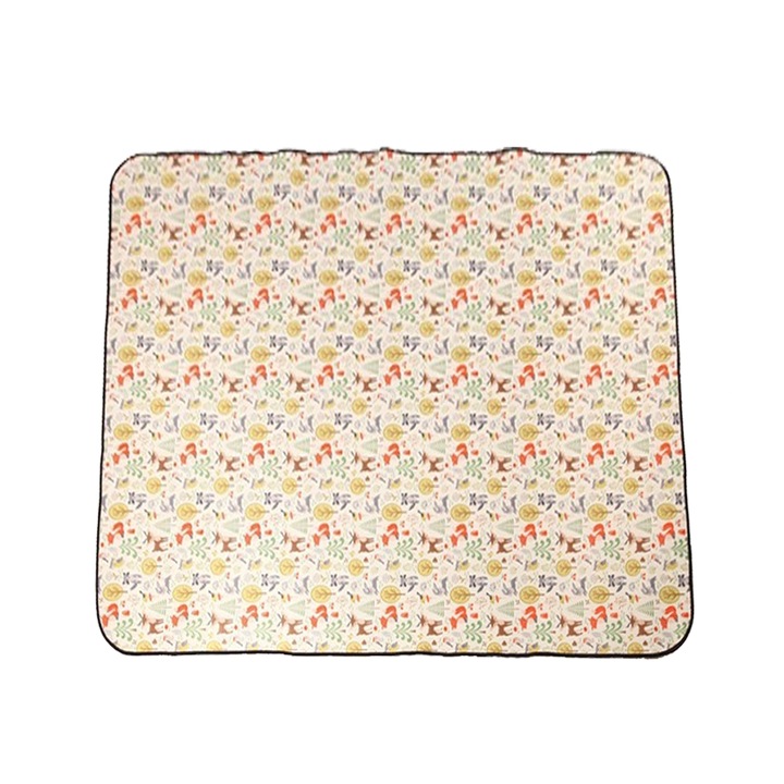 Одеяло за пикник QttvbTna, сгъваемо, водоустойчиво, 3-слоен дизайн, 150x150 см