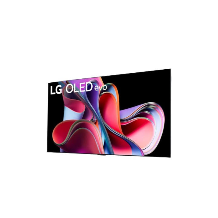 OLED TV LG OLED77G39LA, Smart TV 4K UHD, HDR, hangvezérlés, rögzítési funkció, 120 Hz, 195 cm, fekete