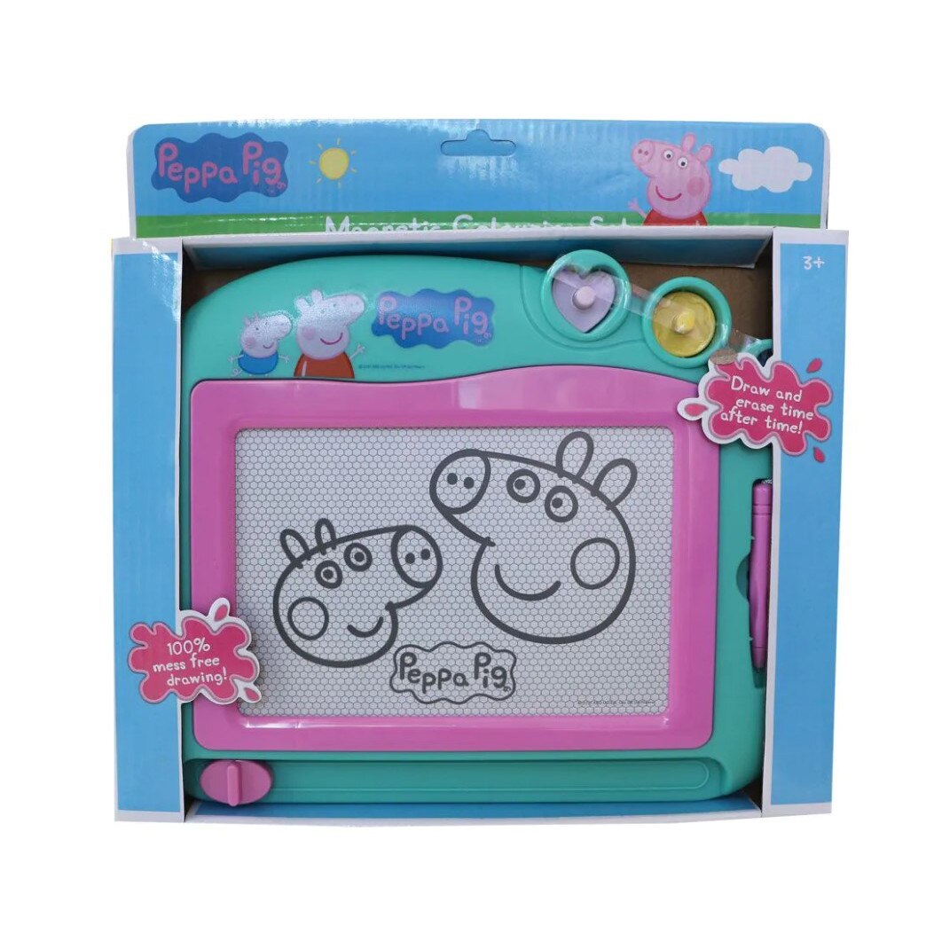 Peppa Pig Deluxe-Tavola da Disegno Magnetica, Regalo Creativo per