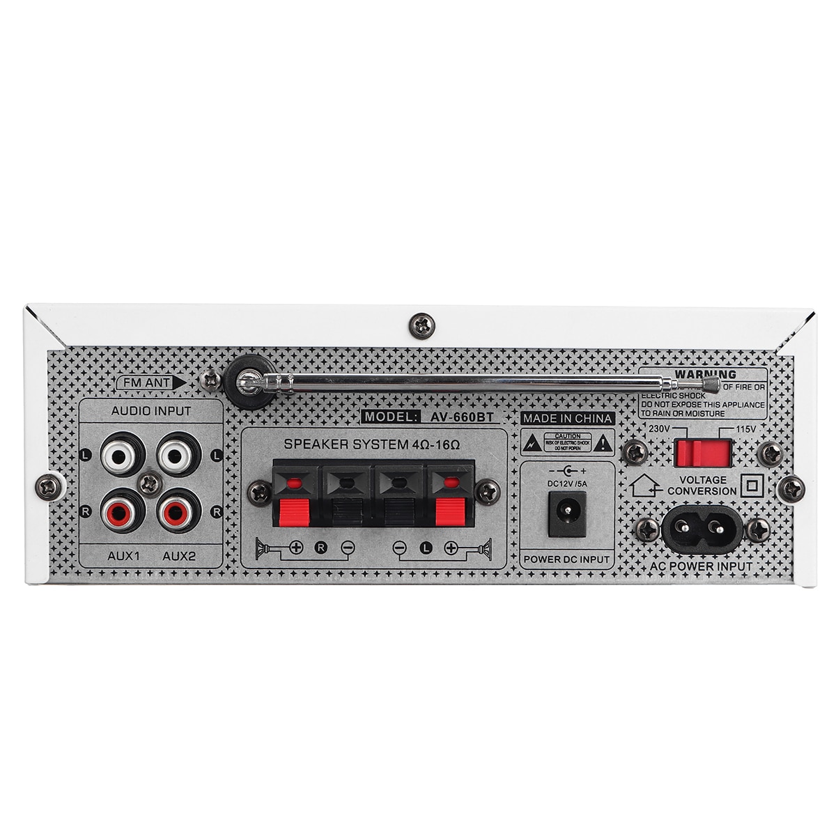 Amplificator, SUNBACK, 2000W, 20KH-20KHz, 200x70x190mm, Alb - eMAG.ro