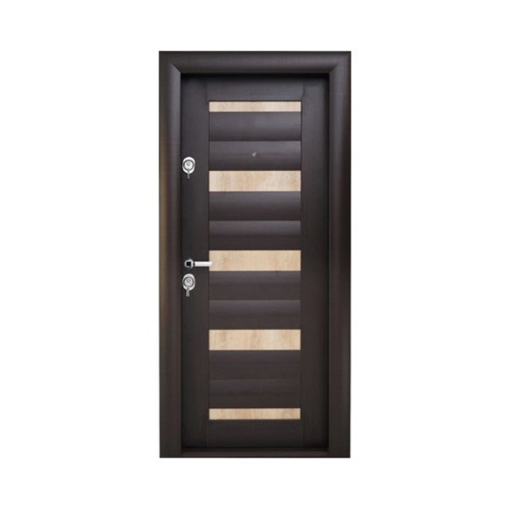 Usa de Intrare Metalica Pentru Interior Arhitect 419 Stejar Wenge 88x201 cm Dreapta