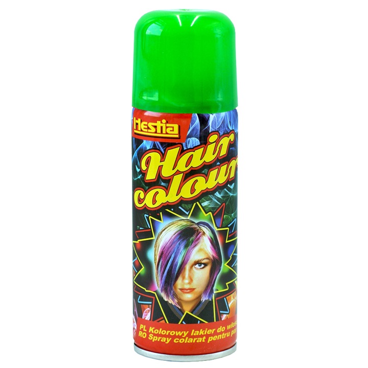 Spray pentru colorarea parului Hestia culoare Verde 150ml