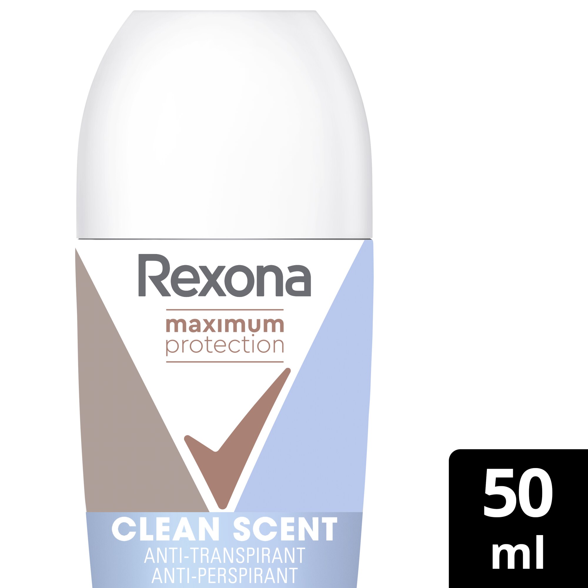 Дезодорант рол-он Rexona, Clean Scent, 50 мл - eMAG.bg