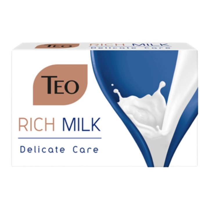 Твърд сапун TEO Rich Milk Delicate Care 90гр