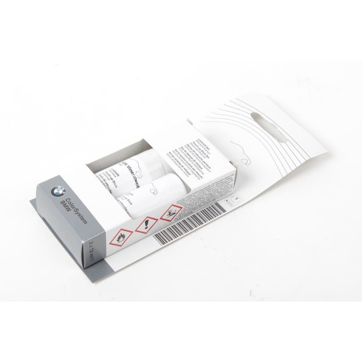 Set 2 buc Creion Corector BMW Touch Up Stick, Mineralweiss Metallica A96