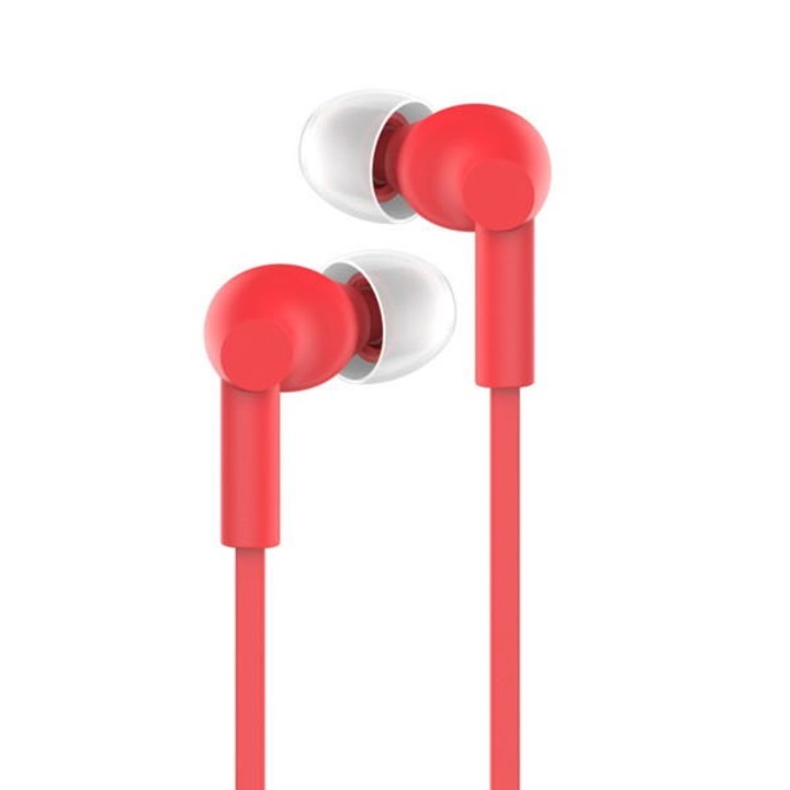 Casti Audio cu fir Joyroom E 106, conector Jack 3.5mm, In Ear, Functii control volum, Rosu
