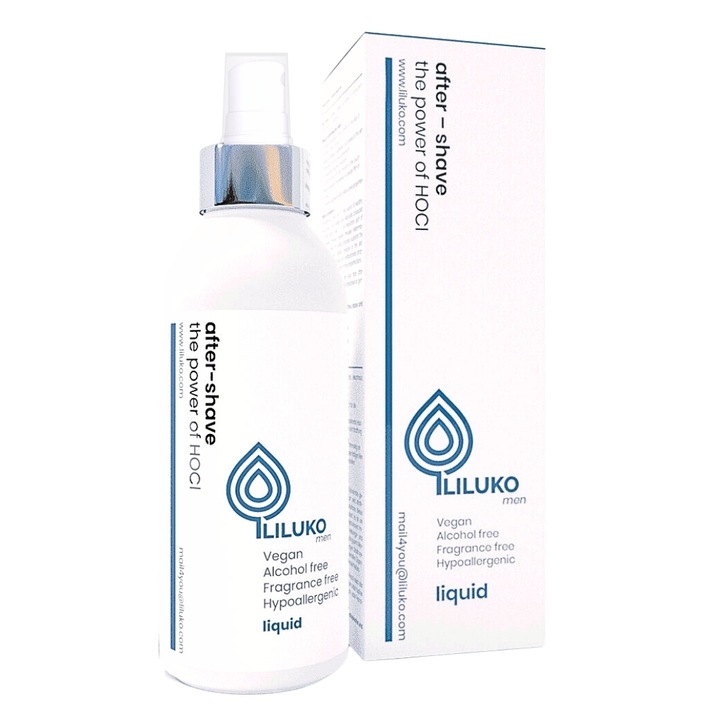 After Shave Liluko, dermocosmetics, fara alcool, 200 ml