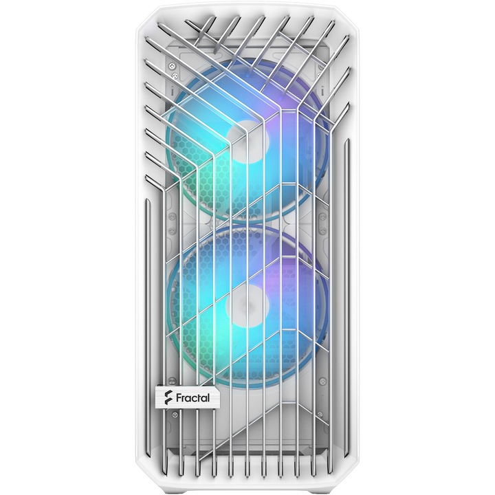 Компютърна кутия Fractal Design Torrent RGB TG, Бял, Middle Tower