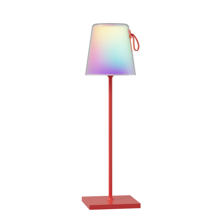 Lampa de masa cu LED, reincarcabila, lumina RGB, DL-XTD861, culoare portocaliu
