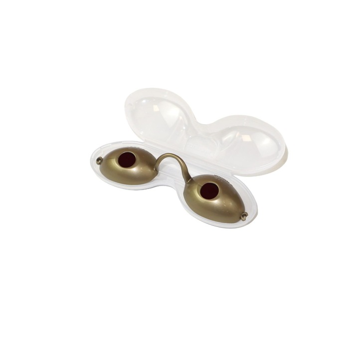 Ochelari de protectie UV, Vision2, Banda de cauciuc siliconic, Auriu, 2011211615