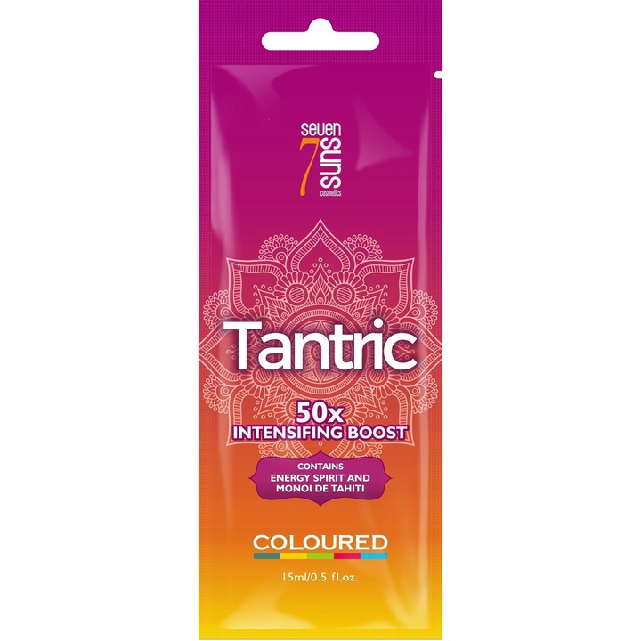 Accelerator pentru solar, 7suns, Tantric, Cu uleiuri de Tahiiti si argan, 15 ml