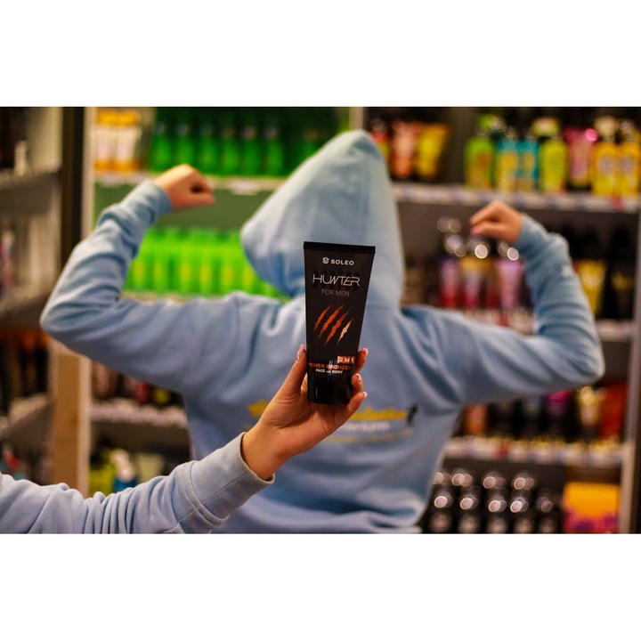 Lotiune bronzanta pentru solar, Soleo Hunter Bronzer Pentru Barbati Tub 150ml