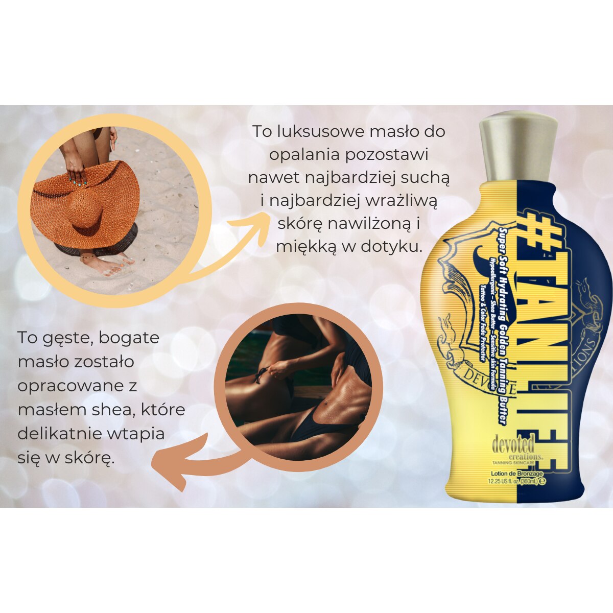 Shea Solar Lotiune pentru bronzare la solar Devoted Creations #Tanlife, lotiune ...
