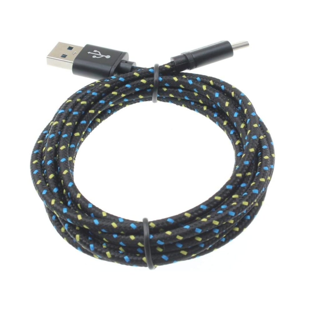 Кабел за зареждане и пренос на данни, USB A към Micro-USB, дължина 2,8 ...