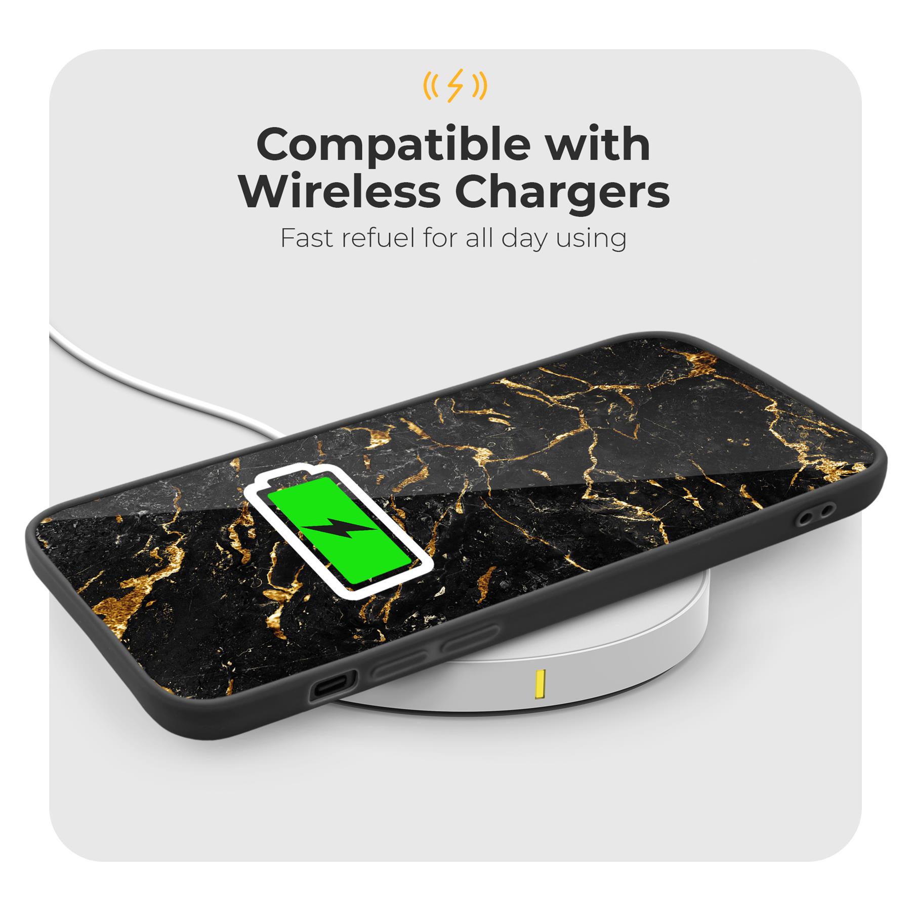 Husa pentru telefon, Moozy, pentru iPhone 14, Negru, Silicon