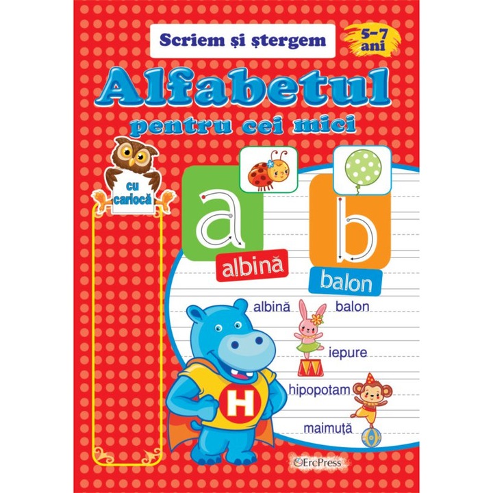 Az 5-7 éves kicsiknek írjuk és töröljük az ábécét