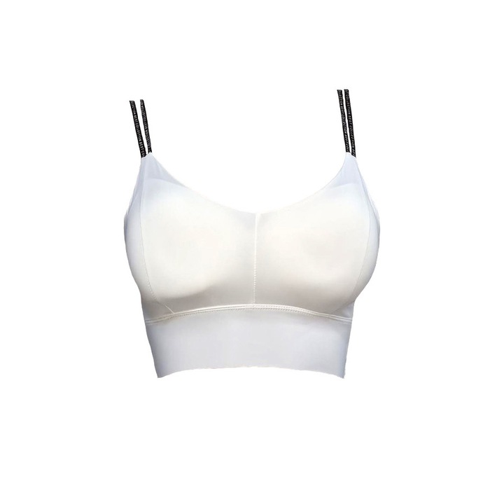 Перфориран спортен сутиен, bu2091, Бял, One Size