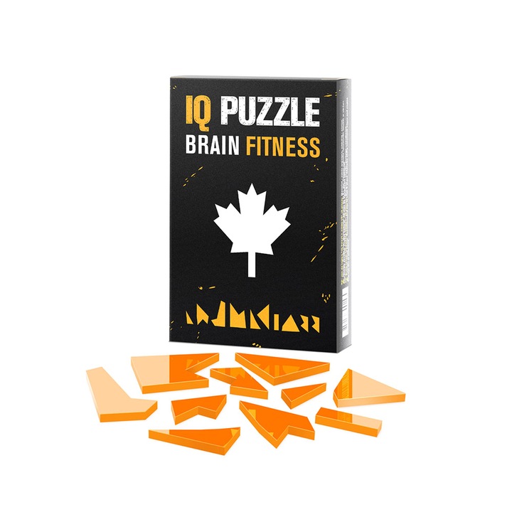 Játék, IQ PUZZLE, Maple Leaf, 10 db