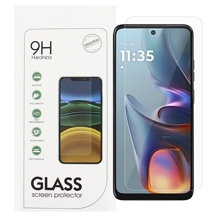 Motorola Moto G15 / G15 Power / G05 / E15 kompatibilis üvegfólia, előlapi, edzett, 9H, 0.3mm