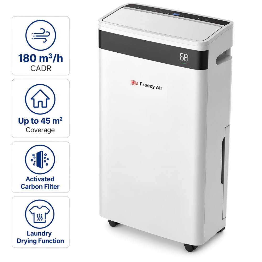 Dezumidificator si purificator aer Freezy Air® Dry Pro 20L