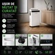 Dezumidificator si purificator aer Freezy Air® Dry Pro 20L, functie swing, 180 m3/h, consum redus, uscare haine, filtru carbon activ, panou touch, timer, display digital, mod noapte, alb