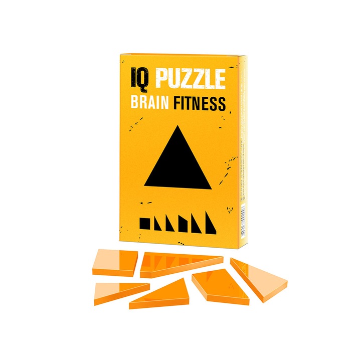 Puzzle, IQ PUZZLE, Triunghi, 7 piese