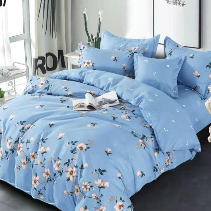 Lenjerie de pat pentru 2 persoane, Pucioasa, Glenn, Finet, 6 piese