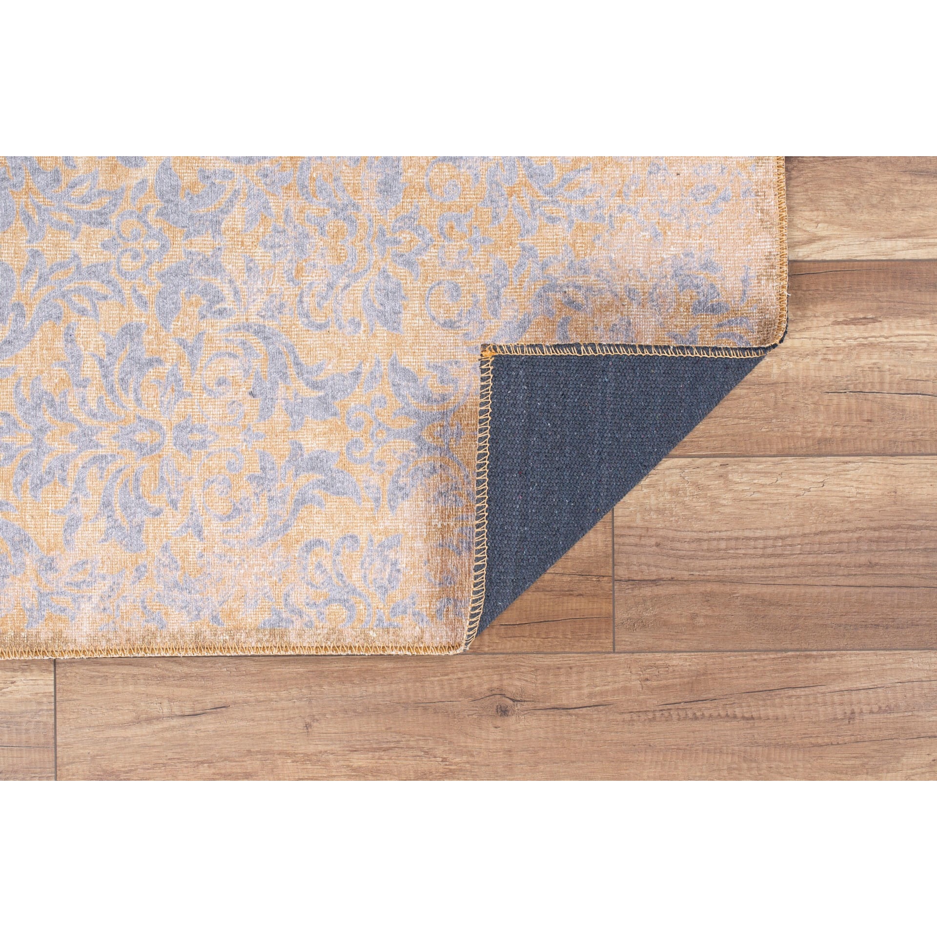 Asi Home Blues Chenille Жълт килим, 150 x 230 см, полиестер ...