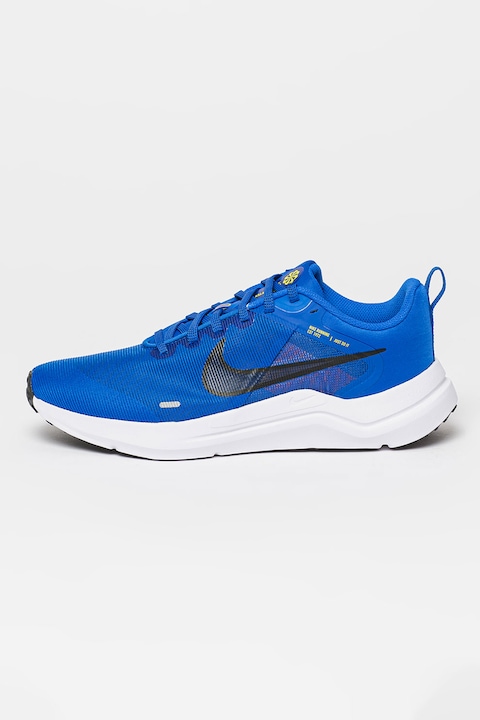Nike, Pantofi cu logo pentru alergare Downshifter 12, Albastru