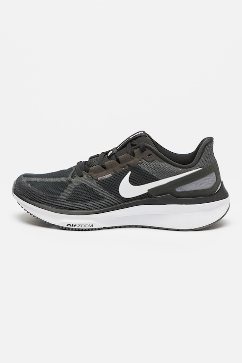 Nike, Pantofi pentru alergare Air Zoom Structure 25, Alb/Negru
