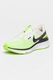 Nike, Pantofi pentru alergare Air Zoom Structure 25, Alb, Negru, Verde neon, 9.5