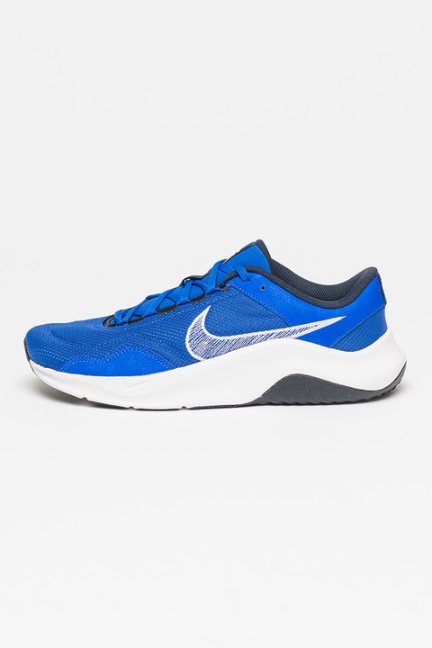 Nike, Pantofi pentru fitness Legend Essential 3, Alb/Albastru royal