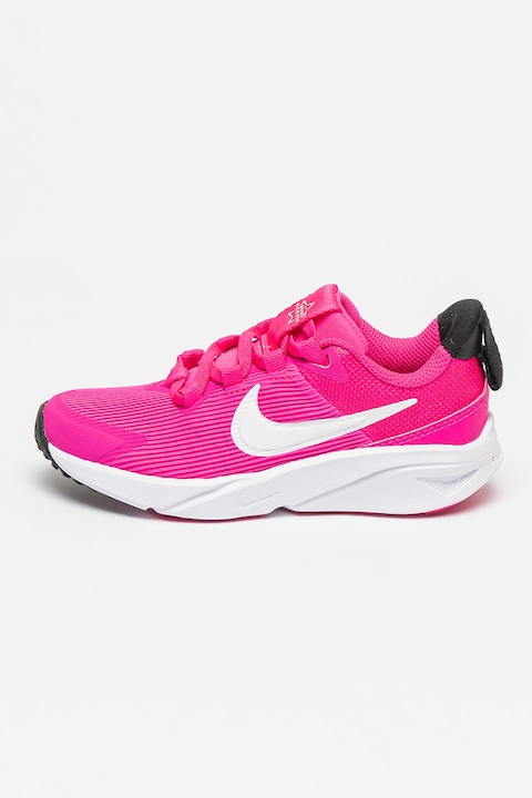 Nike, Обувки Star Runner за бягане, Бял/Фуксия